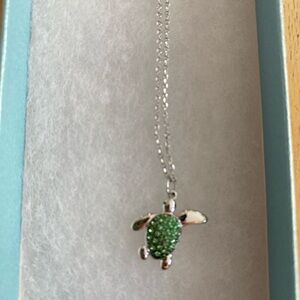 Touchstone Crystal Sea Turtle Necklace
